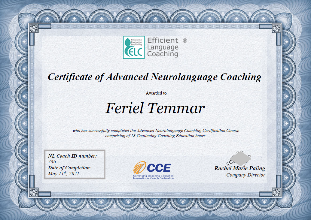 Certificat Advanced NLC