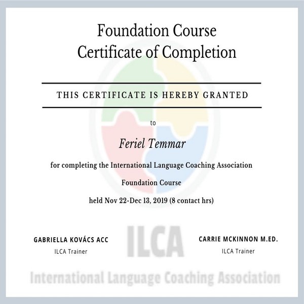 ILCA certificate