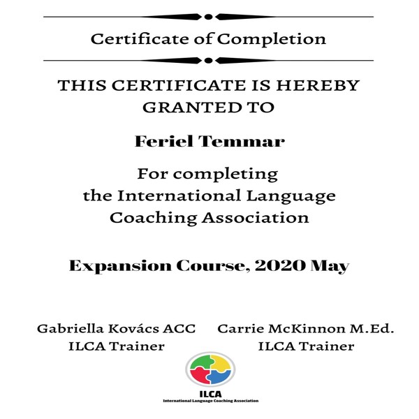 ILCA trainer certificate