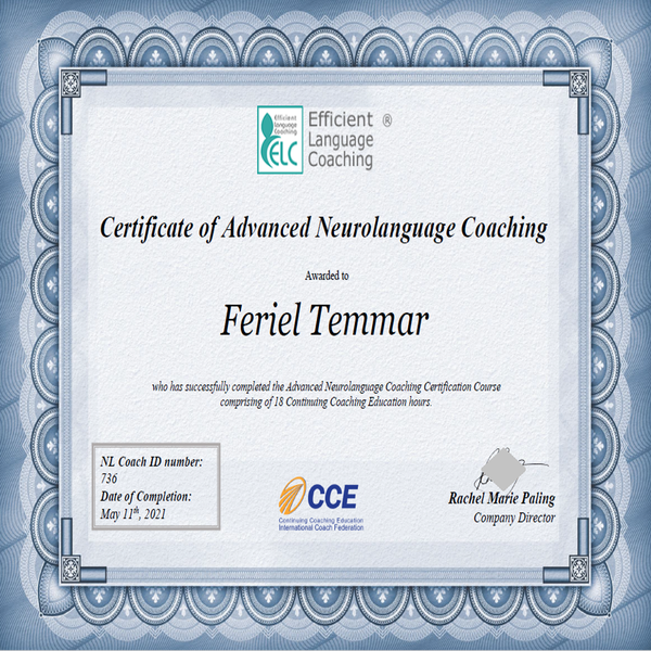 Neurolanguage Coach CCE