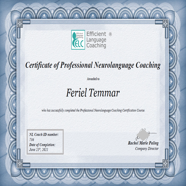 Professional Neurolanguage Coach