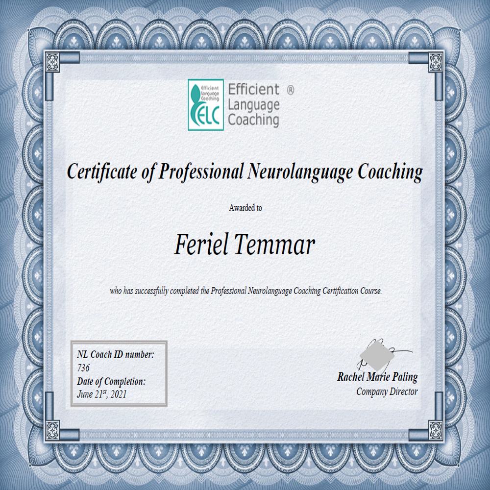 How I Got Here? Certified Neuro Language Coach