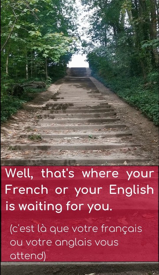 chemin pour apprendre l'anglais
